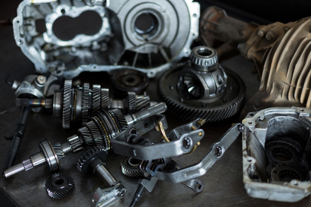 photo of the car salvage parts